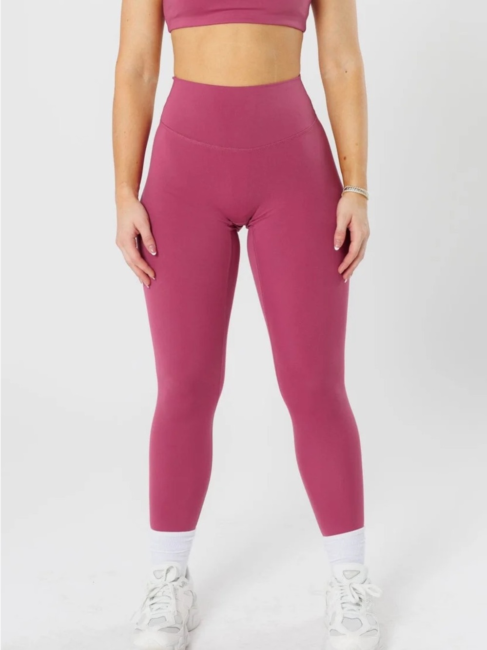 Paragon Fitwear High-Waist Leggings in Raspberry